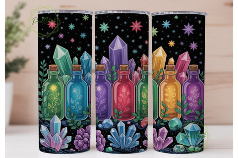 Magical Elixirs Starry Night Tumbler Sublimation PixelChick 