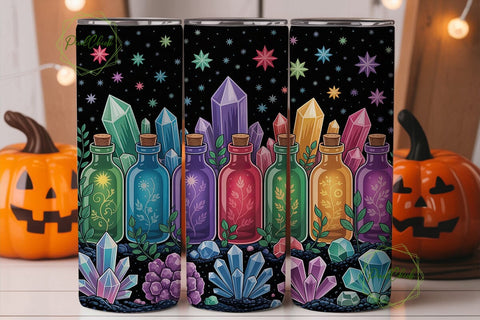 Magical Elixirs Starry Night Tumbler Sublimation PixelChick 