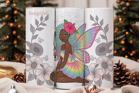 Magical Fairy 20oz Tumbler Wrap Sublimation DesignSVG 