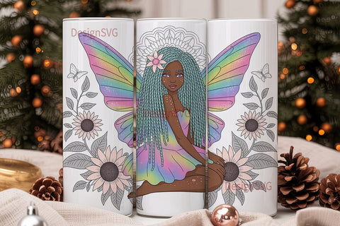 Magical Fairy 20oz Tumbler Wrap Sublimation DesignSVG 