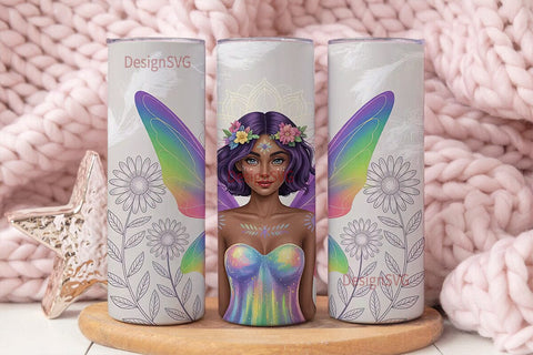 Magical Fairy 20oz Tumbler Wrap Sublimation DesignSVG 