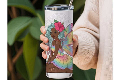 Magical Fairy 20oz Tumbler Wrap Sublimation DesignSVG 