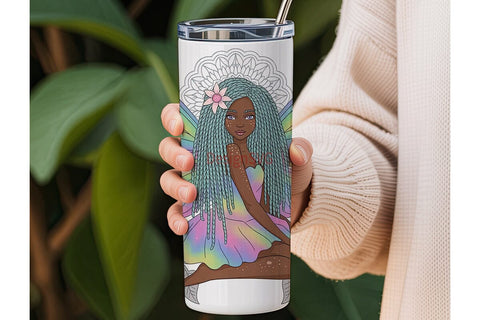 Magical Fairy 20oz Tumbler Wrap Sublimation DesignSVG 