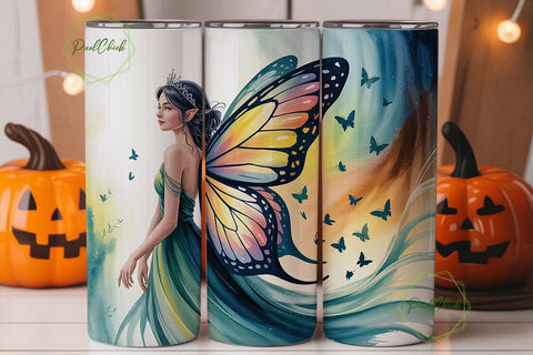 Magical Fairy 20oz Tumbler Wrap Sublimation PixelChick 