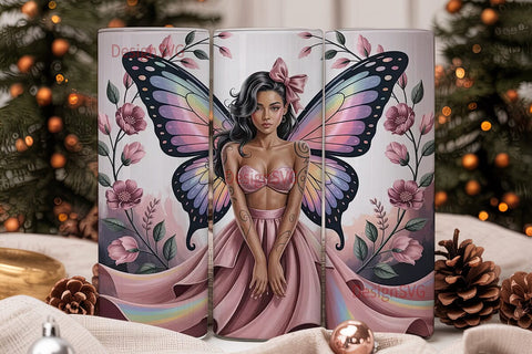 Magical Fairy Tumbler Wrap Sublimation DesignSVG 