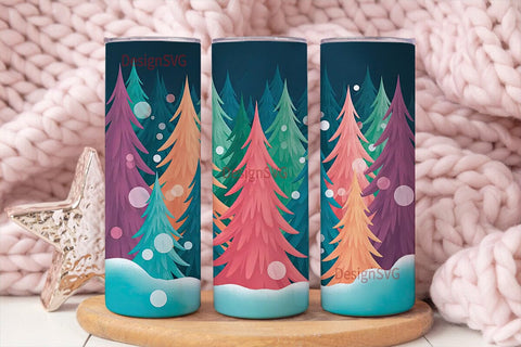 Magical Forest 20oz Tumbler Wrap Sublimation DesignSVG 