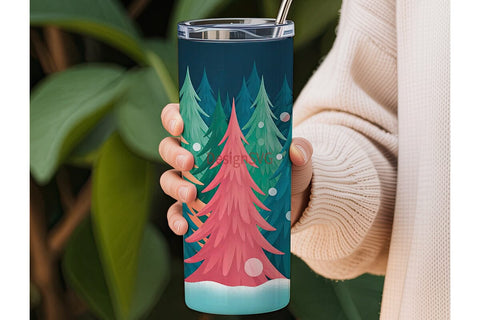 Magical Forest 20oz Tumbler Wrap Sublimation DesignSVG 