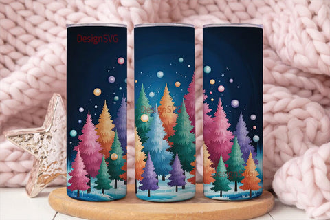 Magical Forest 20oz Tumbler Wrap Sublimation DesignSVG 