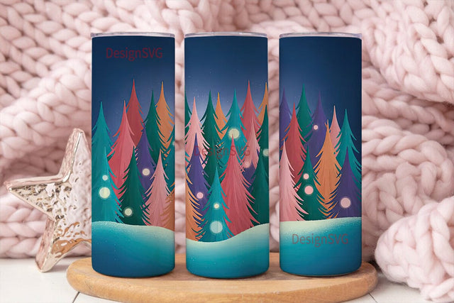 Magical Forest 20oz Tumbler Wrap Sublimation DesignSVG 