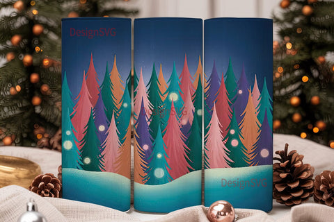Magical Forest 20oz Tumbler Wrap Sublimation DesignSVG 