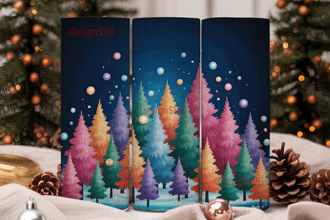 Magical Forest 20oz Tumbler Wrap Sublimation DesignSVG 