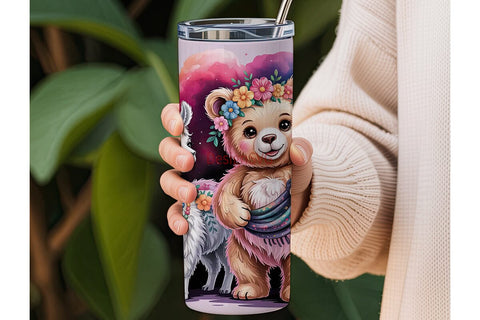 Magical Friends 20oz Tumbler Wrap Sublimation DesignSVG 