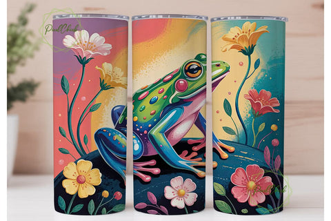 Magical Frog 20oz Tumbler Wrap Sublimation PixelChick 