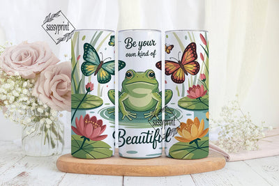 Magical Frog & Butterfly 20oz Tumbler Sublimation sassyprint 