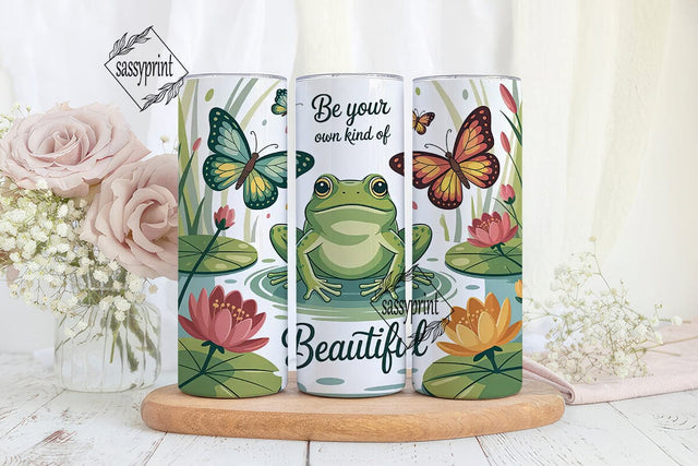 Magical Frog & Butterfly 20oz Tumbler Sublimation sassyprint 