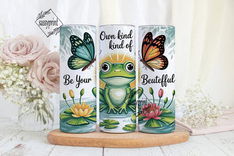 Magical Frog & Butterfly 20oz Tumbler Sublimation sassyprint 