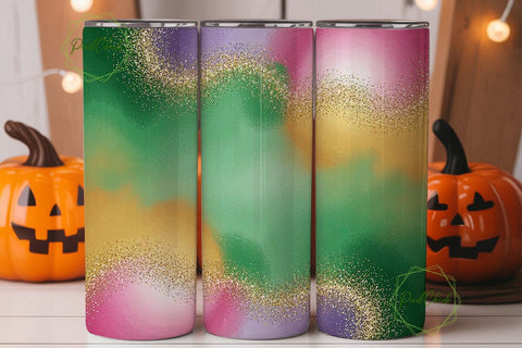 Magical Glitter 20oz Tumbler Wrap Sublimation PixelChick 