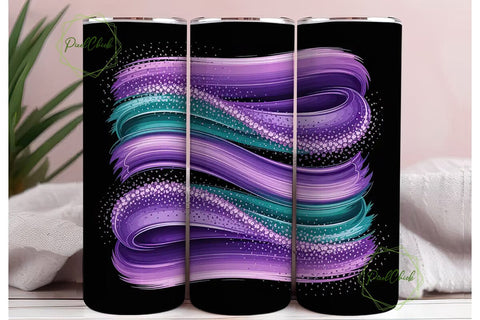 Magical Glitter 20oz Tumbler Wrap Sublimation PixelChick 