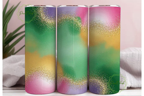 Magical Glitter 20oz Tumbler Wrap Sublimation PixelChick 