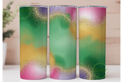 Magical Glitter 20oz Tumbler Wrap Sublimation PixelChick 