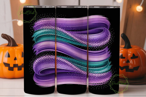 Magical Glitter 20oz Tumbler Wrap Sublimation PixelChick 