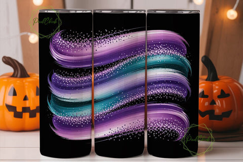 Magical Glitter 20oz Tumbler Wrap Sublimation PixelChick 