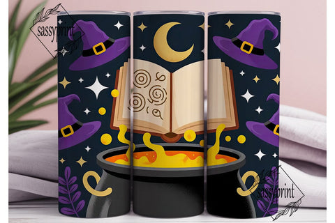 Magical Halloween 20oz Tumbler Wrap Sublimation sassyprint 