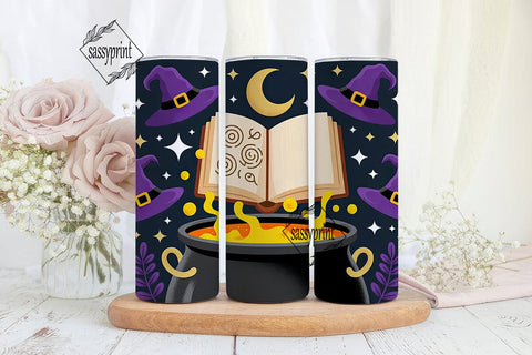 Magical Halloween 20oz Tumbler Wrap Sublimation sassyprint 