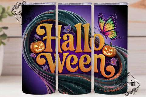 Magical Halloween 20oz Tumbler Wrap Sublimation sassyprint 