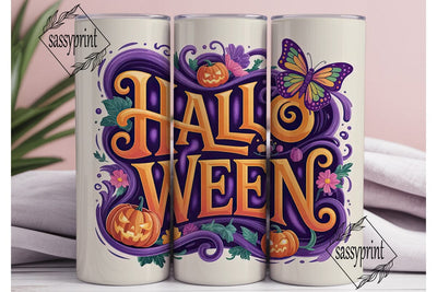 Magical Halloween 20oz Tumbler Wrap Sublimation sassyprint 