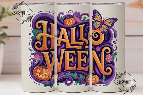 Magical Halloween 20oz Tumbler Wrap Sublimation sassyprint 