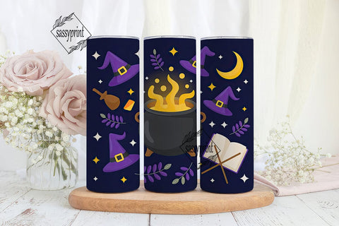 Magical Halloween 20oz Tumbler Wrap Sublimation sassyprint 
