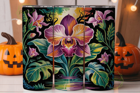 Magical Jungle 20oz Tumbler Wrap Sublimation PixelChick 