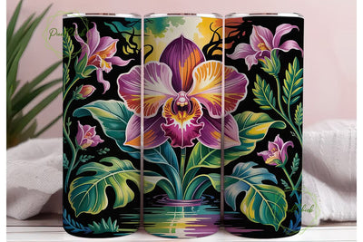 Magical Jungle 20oz Tumbler Wrap Sublimation PixelChick 