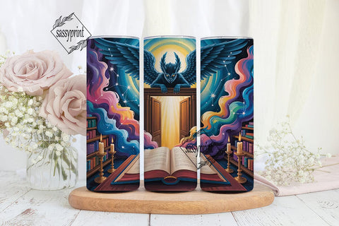 Magical Library Doorway 20oz Tumbler Sublimation sassyprint 