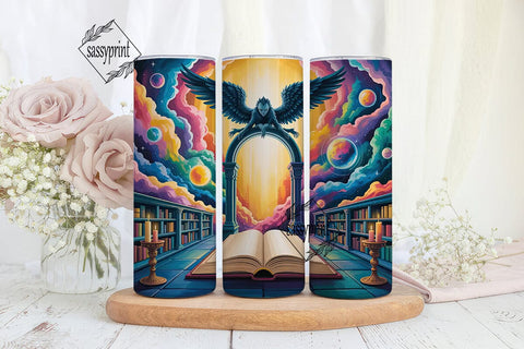 Magical Library Doorway 20oz Tumbler Sublimation sassyprint 