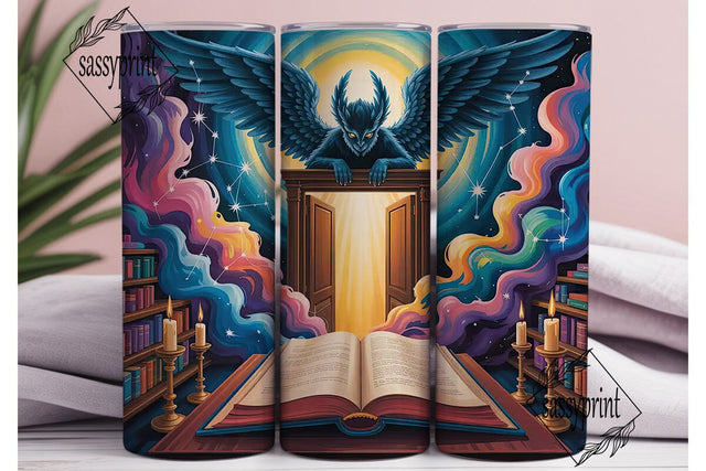 Magical Library Doorway 20oz Tumbler Sublimation sassyprint 