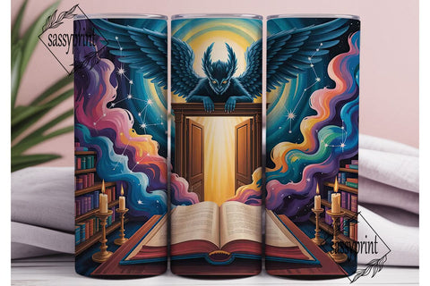 Magical Library Doorway 20oz Tumbler Sublimation sassyprint 