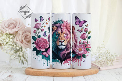 Magical Lion Tumbler Wrap Sublimation sassyprint 