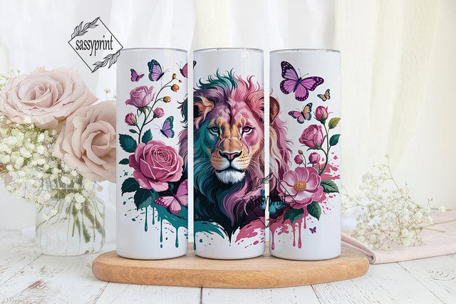 Magical Lion Tumbler Wrap Sublimation sassyprint 