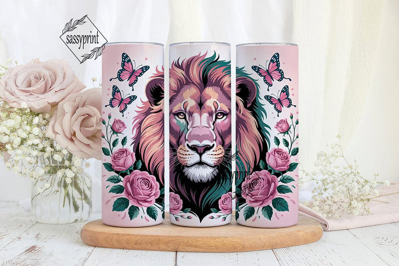 Magical Lion Tumbler Wrap Sublimation sassyprint 