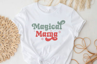 Magical mama, Christmas Quotes Retro Design, Christmas SVG Design, Christmas Shirt, Christmas Sublimation SVG FiveStarCrafting 