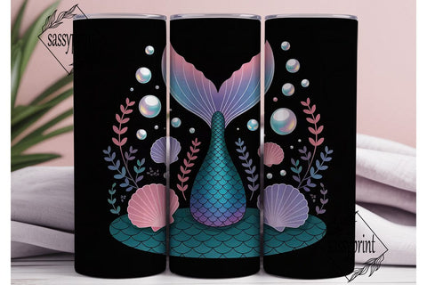 Magical Mermaid 20oz Tumbler Wrap Sublimation sassyprint 
