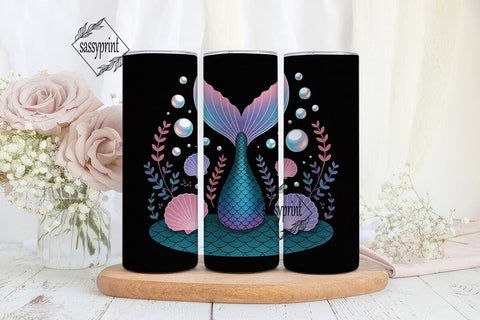 Magical Mermaid 20oz Tumbler Wrap Sublimation sassyprint 