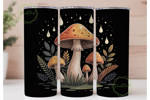 Magical Mushroom Forest 20oz Tumbler Sublimation PixelChick 