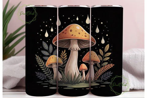 Magical Mushroom Forest 20oz Tumbler Sublimation PixelChick 