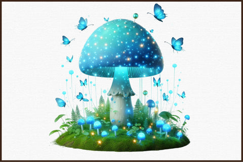 Magical Mushroom Sublimation Clipart Sublimation designartist 