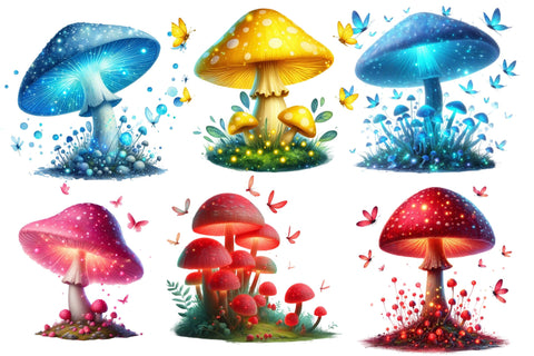 Magical Mushroom Sublimation Clipart Sublimation designartist 