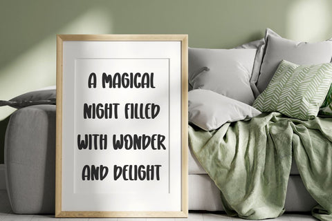 Magical Night Font Masyafi Studio 