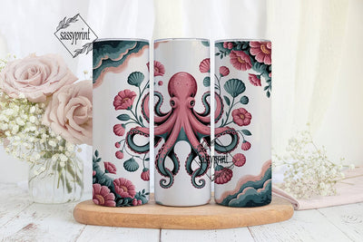 Magical Octopus 20oz Tumbler Wrap Sublimation sassyprint 